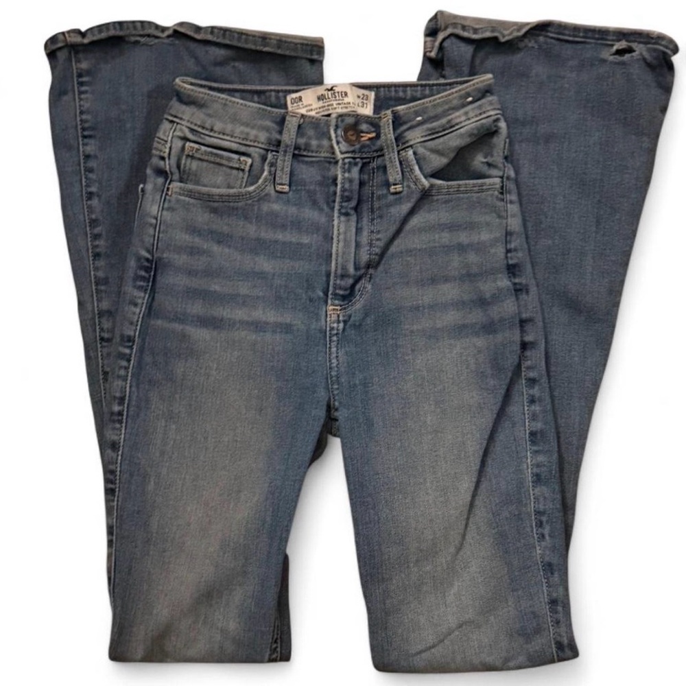Hollister Blue Flare & Wide Leg Jeans